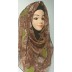 Mariam hijab- Golden Brown Printed 